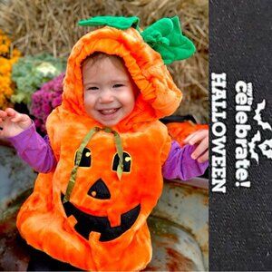 Celebrate Halloween | Vintage Pumpkin Halloween Costume | Size 12-24 Months